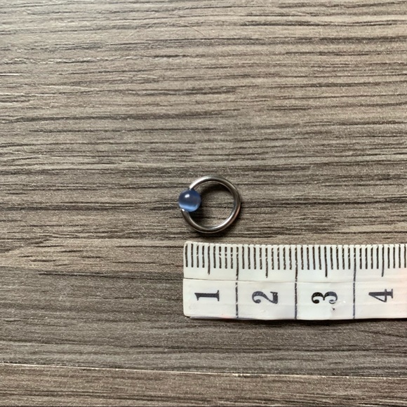 captive bead hoop earring - Picture 1 of 2